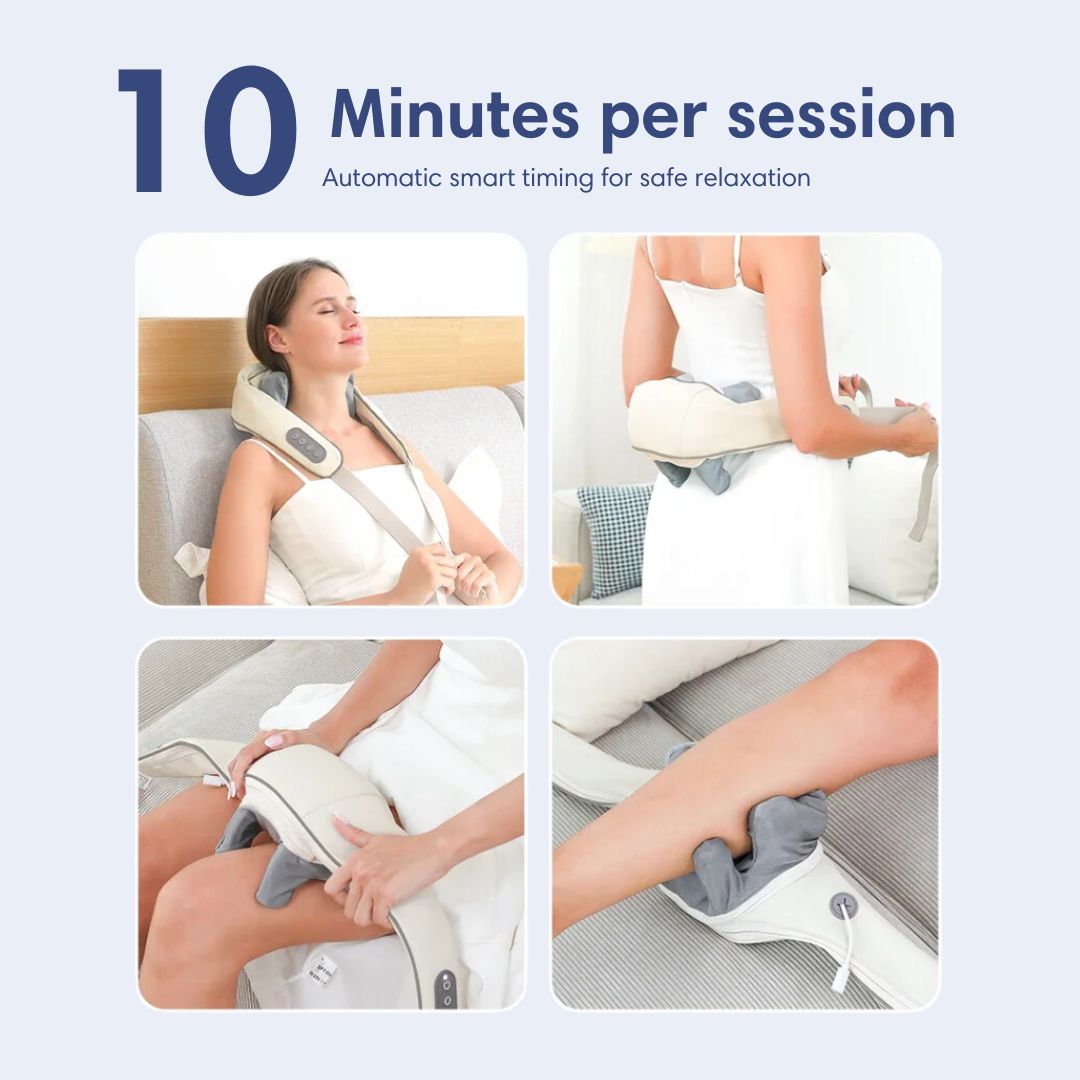 Wolkentraum Shiatsu RelaxHeat Nacken- und Rücken-Massagegerät
