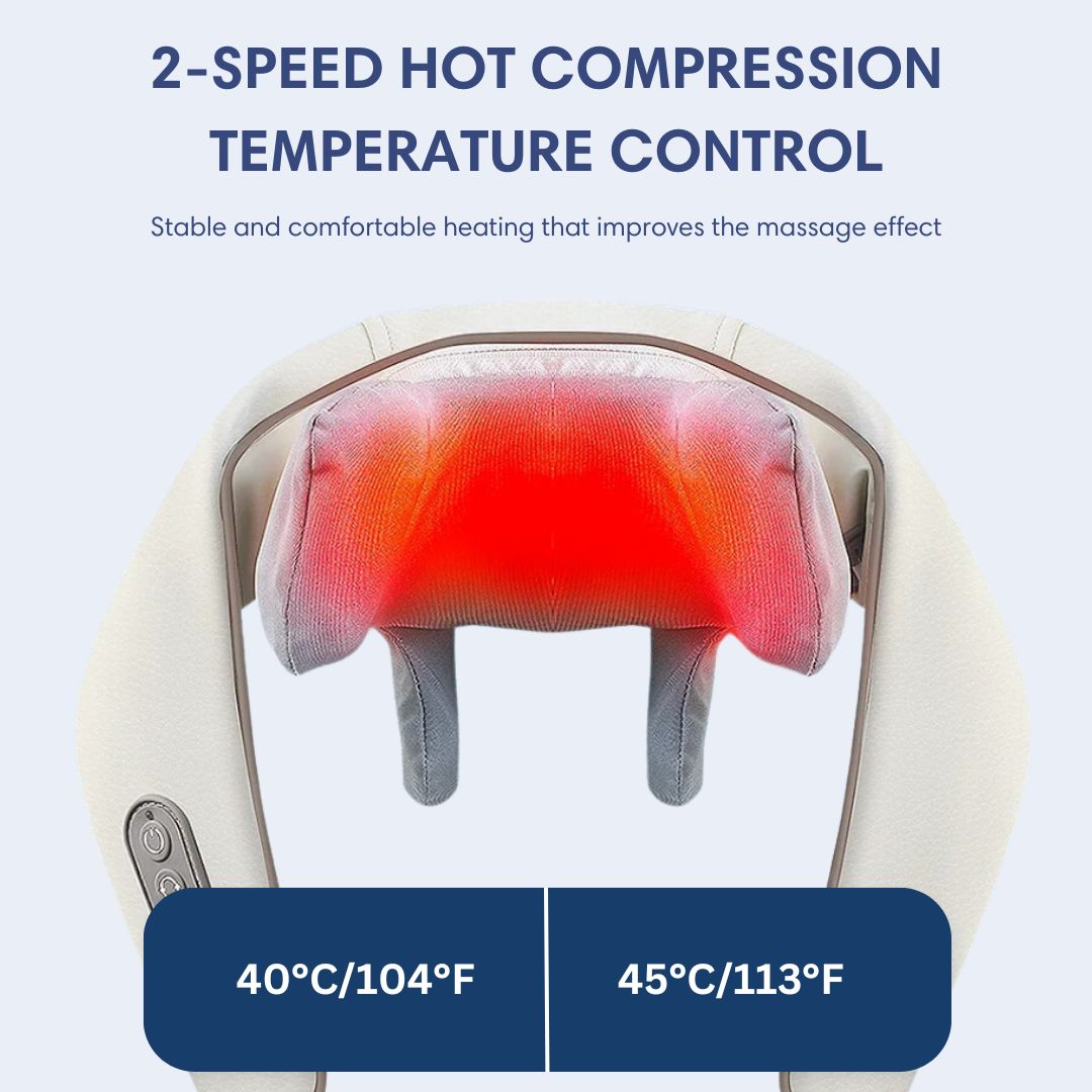 Wolkentraum Shiatsu RelaxHeat Nacken- und Rücken-Massagegerät
